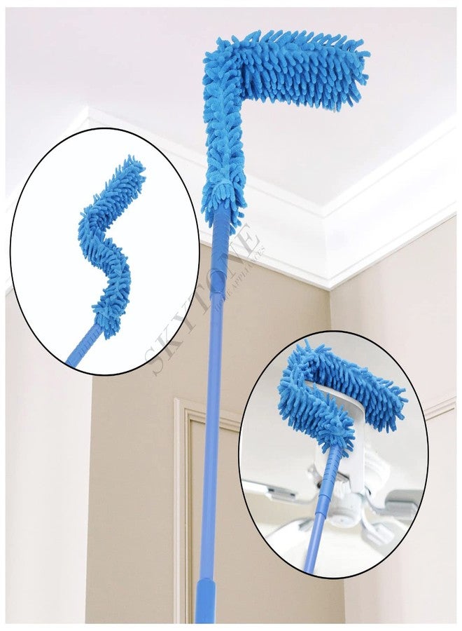 SKYTONE Flexible Fan Cleaning Duster for Multi-Purpose Cleaning of Home, Kitchen, Car, Office with Long Rod - Image 2
